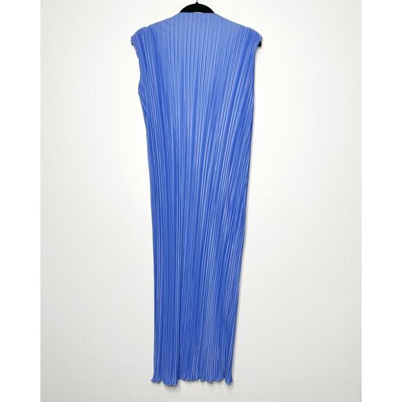 Rails Wakely Striped Sleeveless Midi Dress In Jewel Periwinkle Size Large - Picture 8 of 10